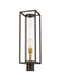 Z-Lite Canada - One Light Outdoor Post Mount - Dunbroch - Deep Bronze / Outdoor Brass- Union Lighting Luminaires Decor