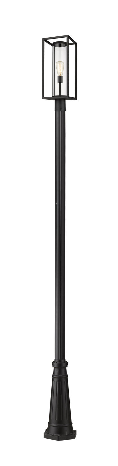 Z-Lite Canada - One Light Outdoor Post Mount - Dunbroch - Black- Union Lighting Luminaires Decor
