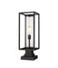 Z-Lite Canada - One Light Outdoor Pier Mount - Dunbroch - Black- Union Lighting Luminaires Decor