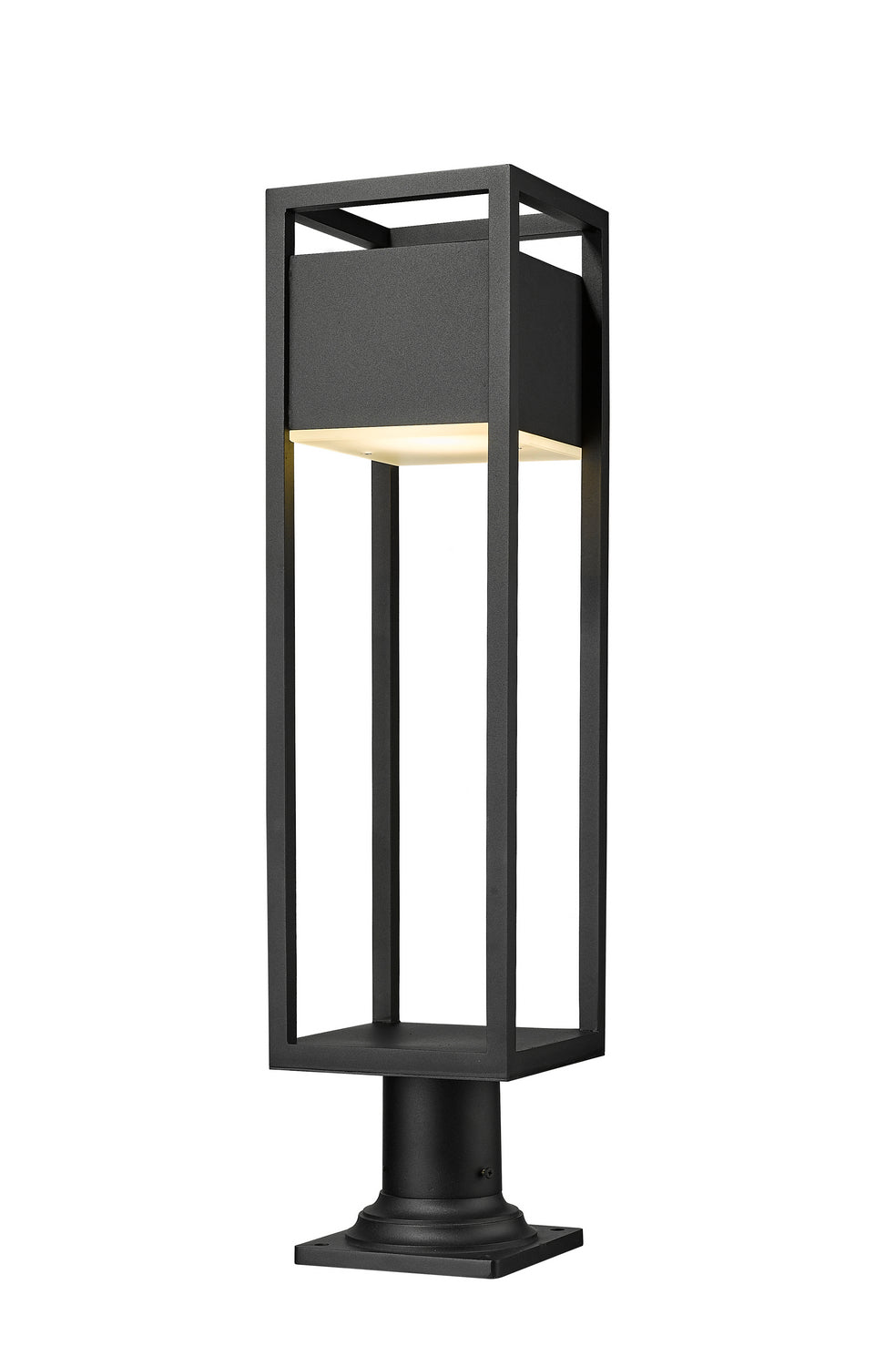 Z-Lite Canada - LED Outdoor Pier Mount - Barwick - Black- Union Lighting Luminaires Decor