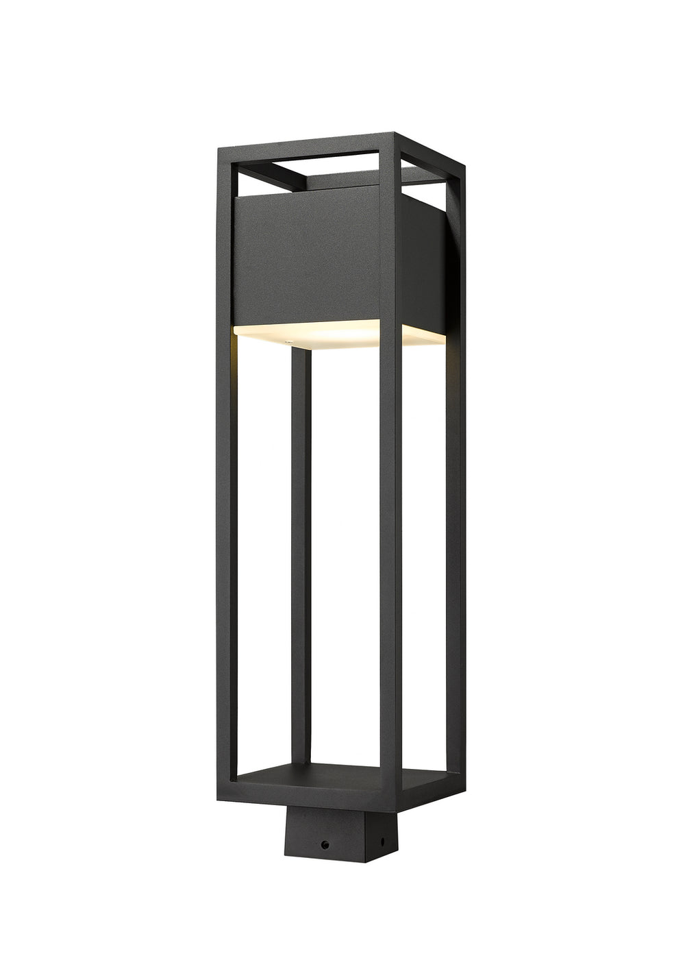 Z-Lite Canada - LED Outdoor Post Mount - Barwick - Black- Union Lighting Luminaires Decor