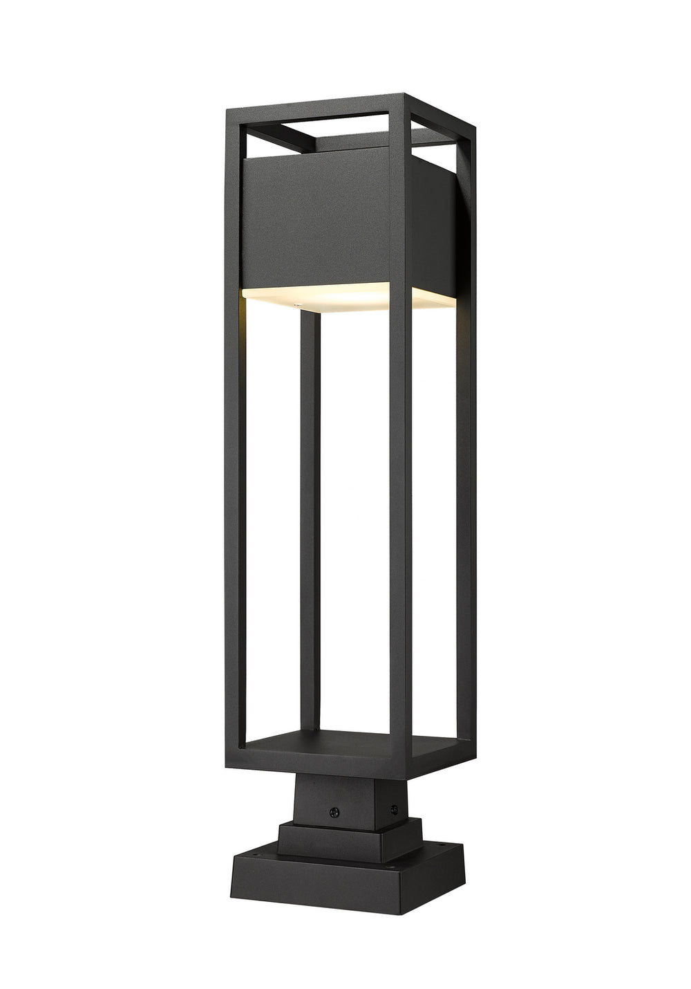 Z-Lite Canada - LED Outdoor Pier Mount - Barwick - Black- Union Lighting Luminaires Decor