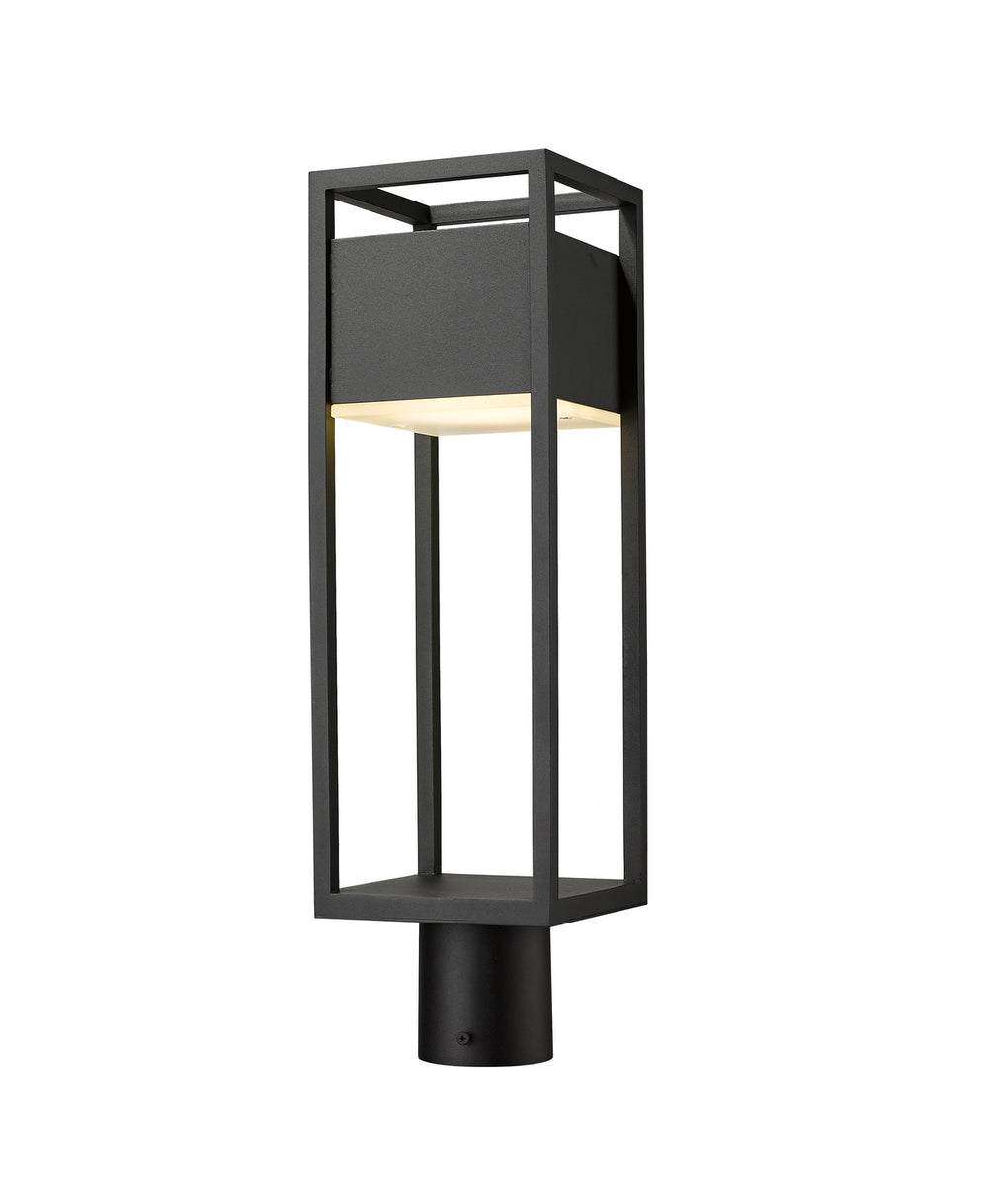 Z-Lite Canada - LED Outdoor Post Mount - Barwick - Black- Union Lighting Luminaires Decor