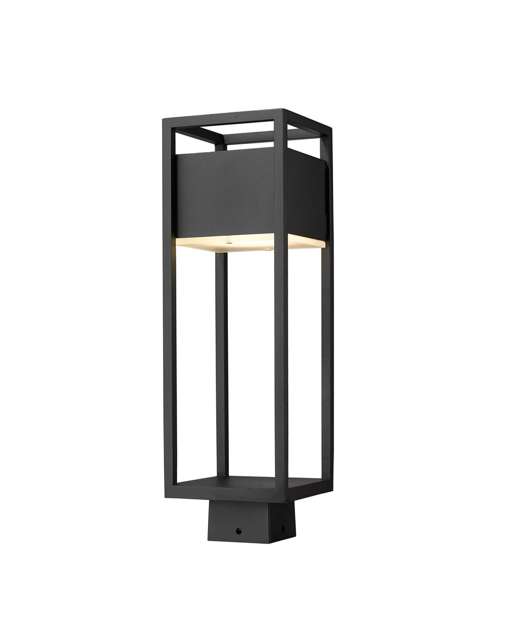 Z-Lite Canada - LED Outdoor Post Mount - Barwick - Black- Union Lighting Luminaires Decor
