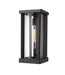 Z-Lite Canada - One Light Outdoor Wall Sconce - Glenwood - Black- Union Lighting Luminaires Decor