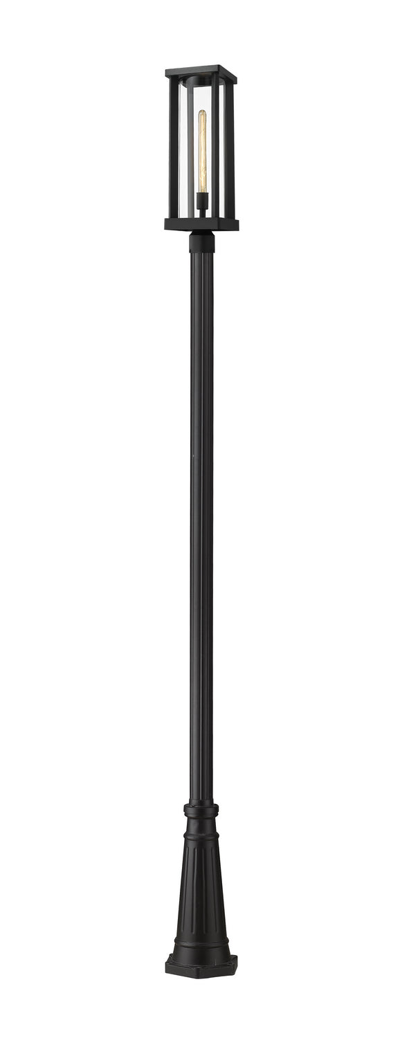 Z-Lite Canada - One Light Outdoor Post Mount - Glenwood - Black- Union Lighting Luminaires Decor