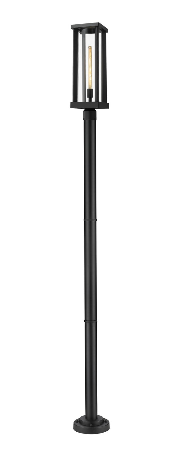 Z-Lite Canada - One Light Outdoor Post Mount - Glenwood - Black- Union Lighting Luminaires Decor