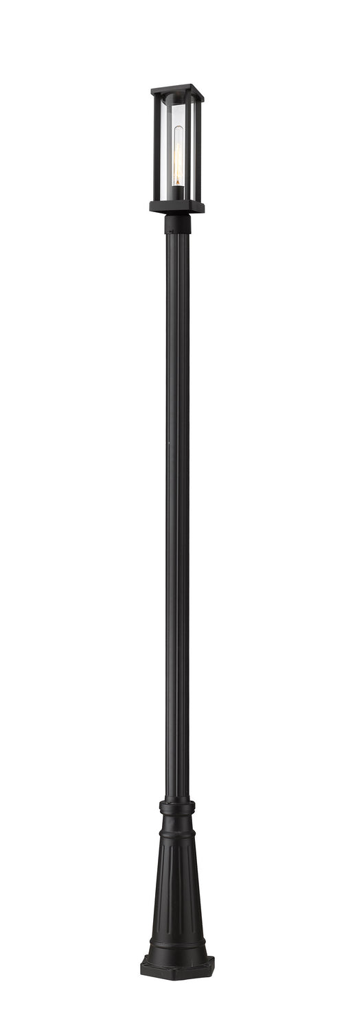 Z-Lite Canada - One Light Outdoor Post Mount - Glenwood - Black- Union Lighting Luminaires Decor