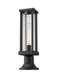 Z-Lite Canada - One Light Outdoor Pier Mount - Glenwood - Black- Union Lighting Luminaires Decor