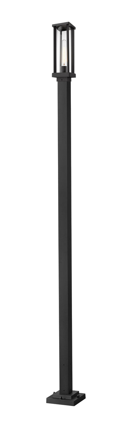 Z-Lite Canada - One Light Outdoor Post Mount - Glenwood - Black- Union Lighting Luminaires Decor