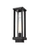 Z-Lite Canada - One Light Outdoor Post Mount - Glenwood - Black- Union Lighting Luminaires Decor