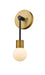 Z-Lite Canada - One Light Wall Sconce - Neutra - Matte Black / Foundry Brass- Union Lighting Luminaires Decor