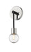 Z-Lite Canada - One Light Wall Sconce - Neutra - Matte Black / Polished Nickel- Union Lighting Luminaires Decor