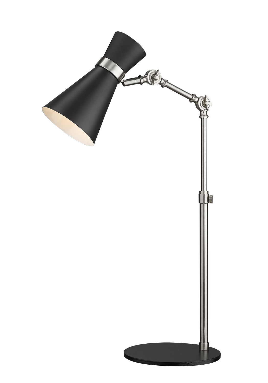 Z-Lite Canada - One Light Table Lamp - Soriano - Matte Black / Brushed Nickel- Union Lighting Luminaires Decor