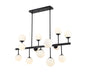 Z-Lite Canada - 13 Light Chandelier - Midnetic - Matte Black- Union Lighting Luminaires Decor