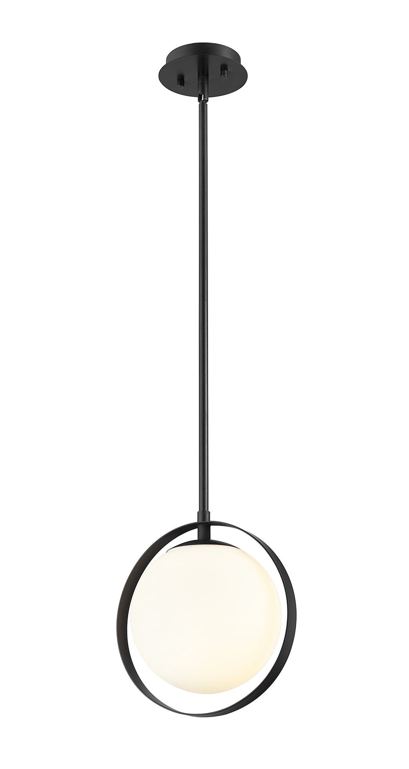 Z-Lite Canada - One Light Mini Pendant - Midnetic - Matte Black- Union Lighting Luminaires Decor