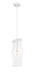Z-Lite Canada - One Light Mini Pendant - Contour - White- Union Lighting Luminaires Decor