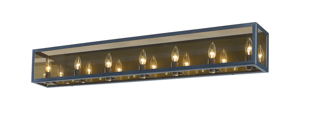 Z-Lite Canada - Seven Light Vanity - Infinity - Misty Charcoal- Union Lighting Luminaires Decor