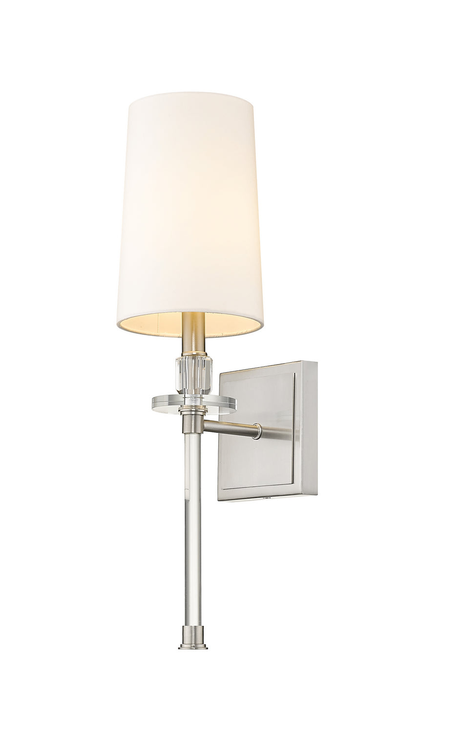 Z-Lite Canada - One Light Wall Sconce - Sophia - Brushed Nickel- Union Lighting Luminaires Decor