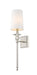 Z-Lite Canada - One Light Wall Sconce - Ava - Brushed Nickel- Union Lighting Luminaires Decor