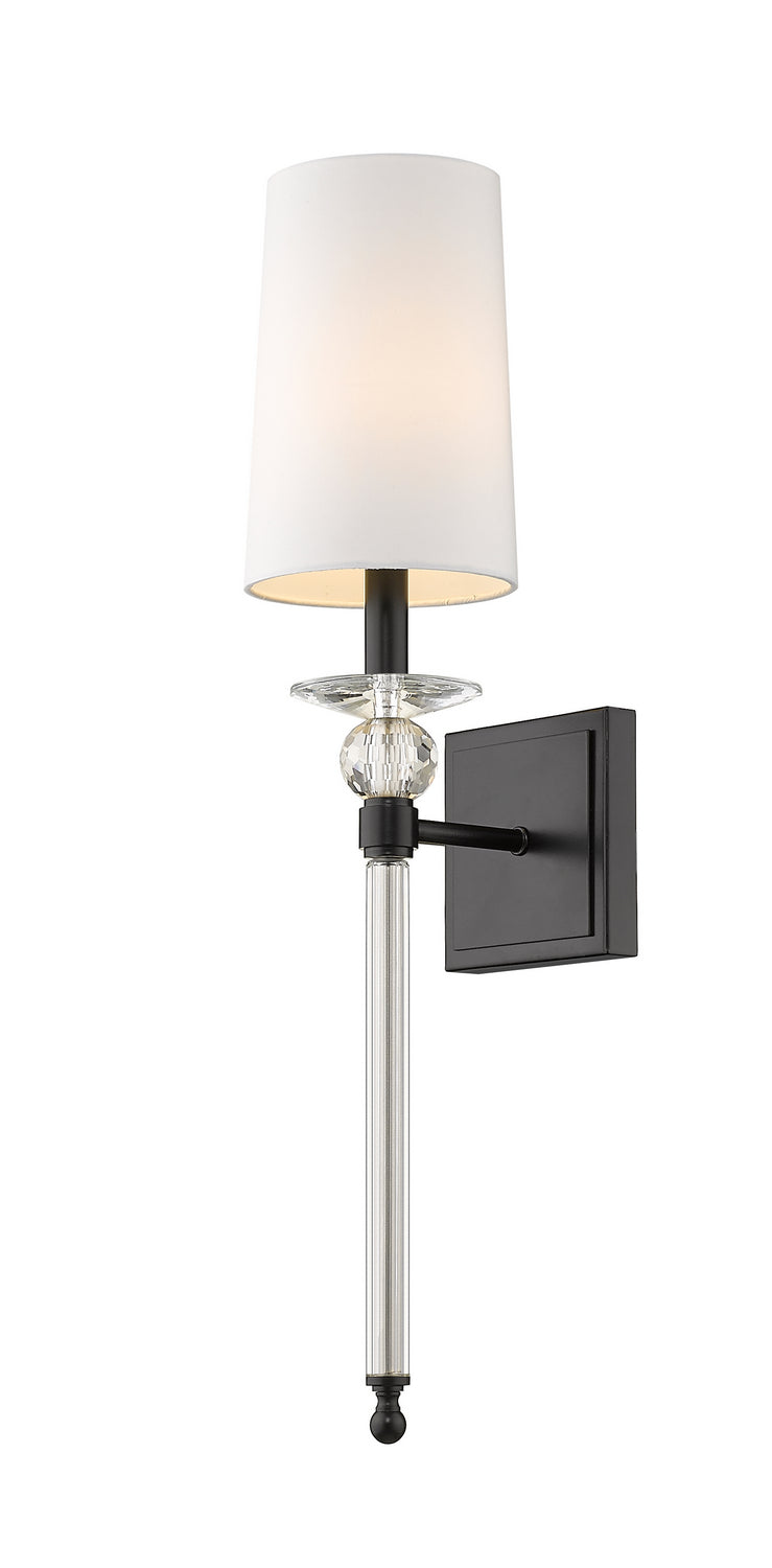 Z-Lite Canada - One Light Wall Sconce - Ava - Matte Black- Union Lighting Luminaires Decor
