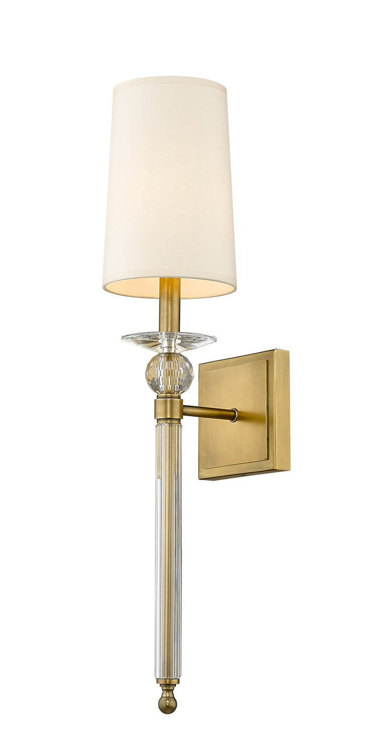 Z-Lite Canada - One Light Wall Sconce - Ava - Rubbed Brass- Union Lighting Luminaires Decor