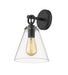 Z-Lite Canada - One Light Wall Sconce - Harper - Matte Black- Union Lighting Luminaires Decor