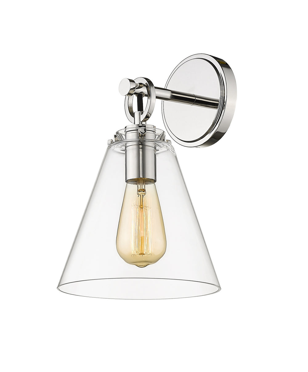 Z-Lite Canada - One Light Wall Sconce - Harper - Polished Nickel- Union Lighting Luminaires Decor