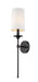 Z-Lite Canada - One Light Wall Sconce - Emily - Matte Black- Union Lighting Luminaires Decor