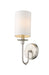 Z-Lite Canada - One Light Wall Sconce - Ella - Brushed Nickel- Union Lighting Luminaires Decor