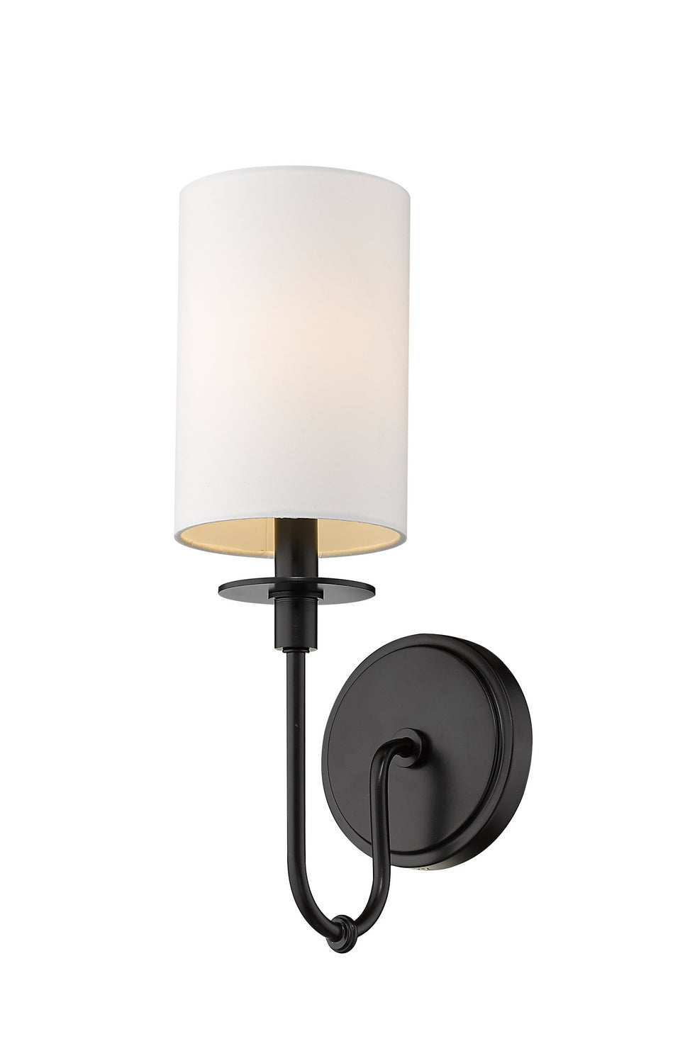 Z-Lite Canada - One Light Wall Sconce - Ella - Matte Black- Union Lighting Luminaires Decor