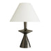 Arteriors - One Light Table Lamp - Putney - Antiqued Aluminum- Union Lighting Luminaires Decor