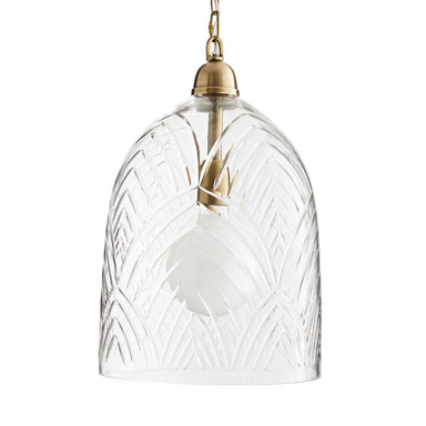 Arteriors - One Light Pendant - Chrissy - Clear Etched- Union Lighting Luminaires Decor