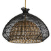 Arteriors - One Light Pendant - Rimini - Black- Union Lighting Luminaires Decor
