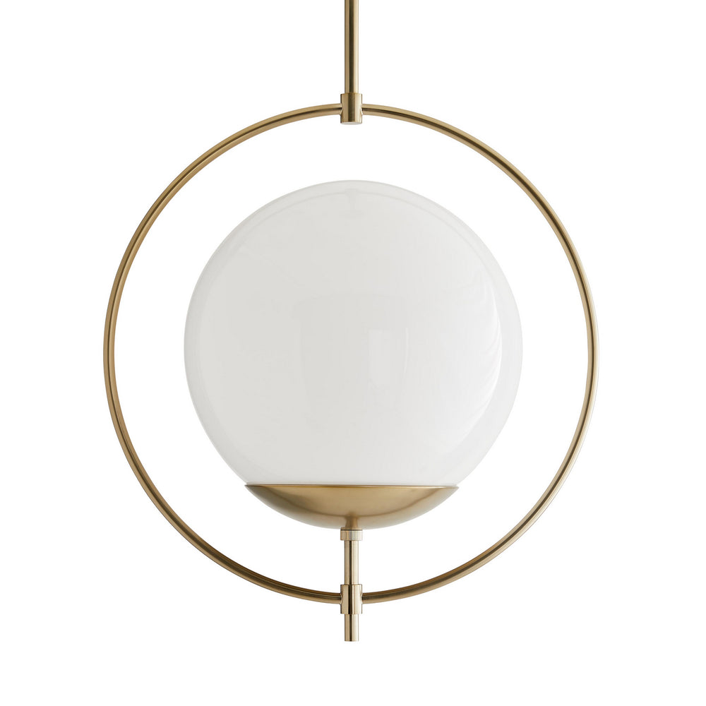 Arteriors - One Light Pendant - Volta - Pale Brass- Union Lighting Luminaires Decor