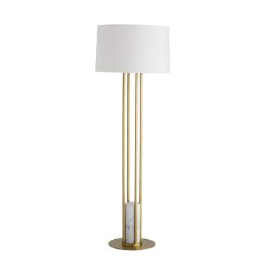 Arteriors - One Light Floor Lamp - Candice - Antique Brass- Union Lighting Luminaires Decor