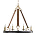 Arteriors - Nine Light Chandelier - Chaney - Bronze- Union Lighting Luminaires Decor