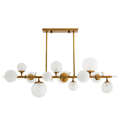Arteriors - 12 Light Chandelier - Troon - Antique Brass- Union Lighting Luminaires Decor