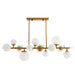 Arteriors - 12 Light Chandelier - Troon - Antique Brass- Union Lighting Luminaires Decor