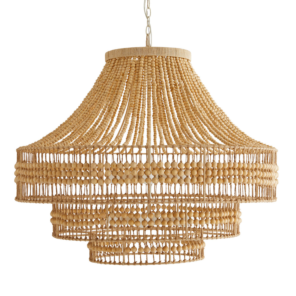 Arteriors - Eight Light Chandelier - Tulane - Natural- Union Lighting Luminaires Decor