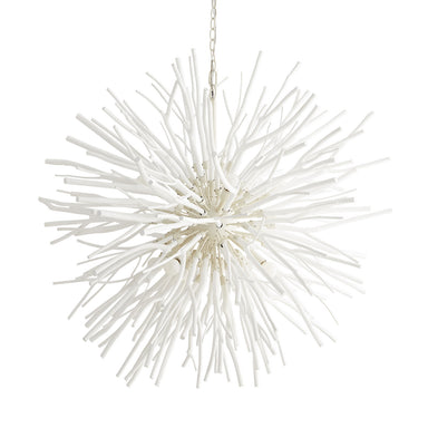 Arteriors - Eight Light Chandelier - Finch - White Wash- Union Lighting Luminaires Decor
