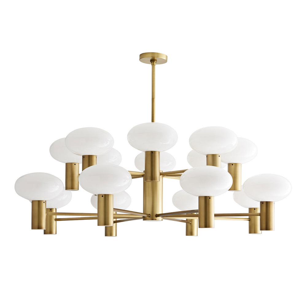 Arteriors - 16 Light Chandelier - Bentley - Antique Brass- Union Lighting Luminaires Decor