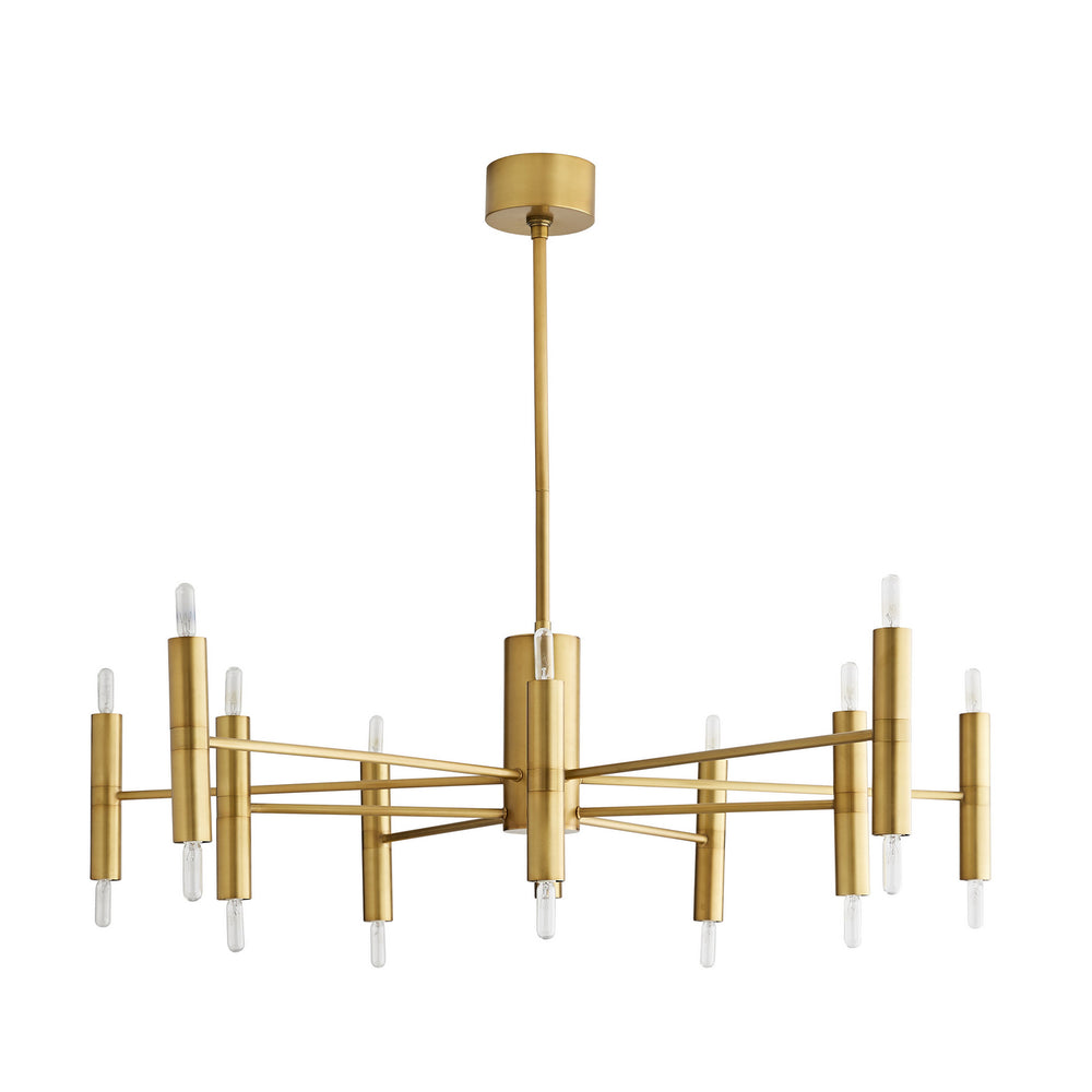 Arteriors - 20 Light Chandelier - Bozeman - Antique Brass- Union Lighting Luminaires Decor
