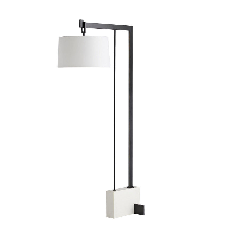 Arteriors - One Light Floor Lamp - Piloti - Faux Marble- Union Lighting Luminaires Decor