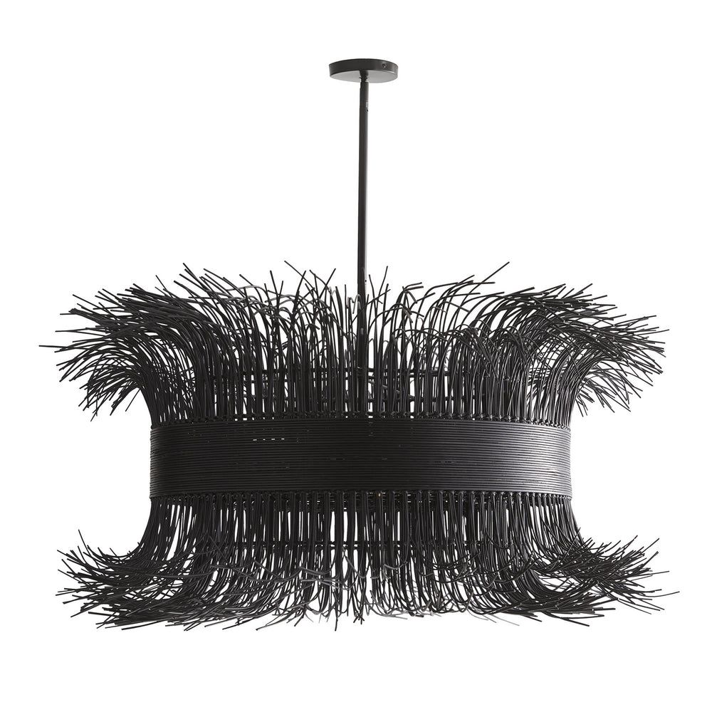 Arteriors - Six Light Chandelier - Filamento - Black- Union Lighting Luminaires Decor