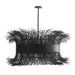 Arteriors - Six Light Chandelier - Filamento - Black- Union Lighting Luminaires Decor