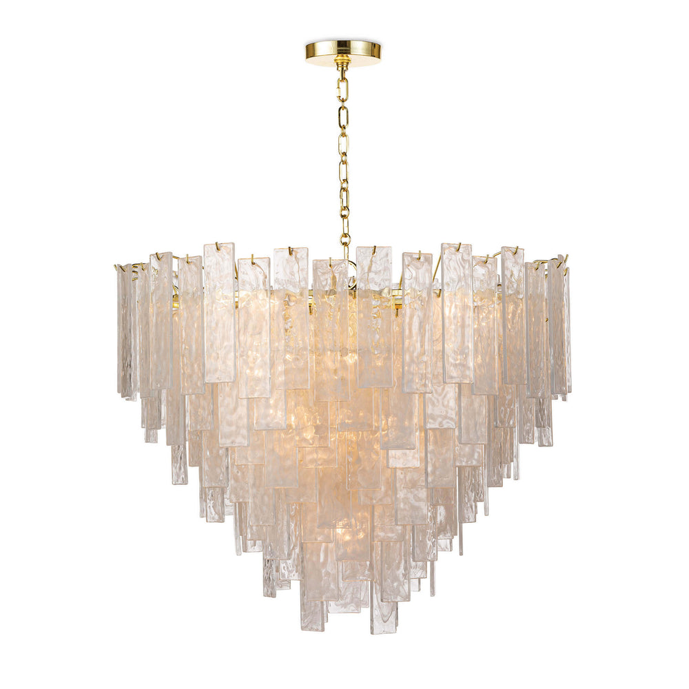 Regina Andrew - 16 Light Chandelier - Glacier - Clear- Union Lighting Luminaires Decor