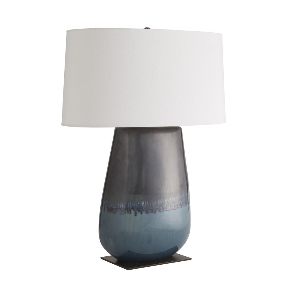 Arteriors - One Light Table Lamp - Deagan - Gunmetal & Teal Reactive- Union Lighting Luminaires Decor