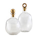 Arteriors - Decanter, set of 2 - Frances - Clear- Union Lighting Luminaires Decor