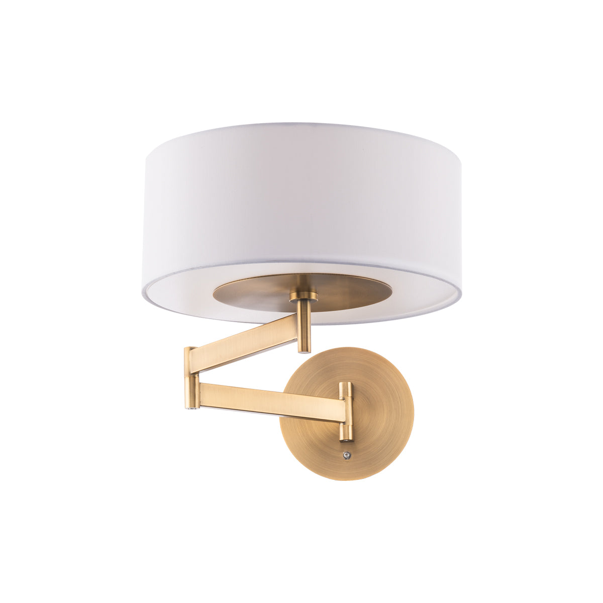 W.A.C. Canada - LED Swing Arm Wall Lamp - Chelsea - Aged Brass- Union Lighting Luminaires Decor